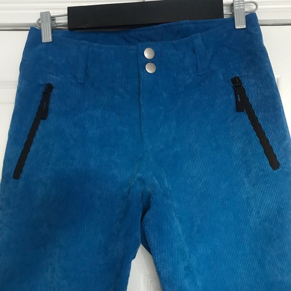 Bogner Blue Corduroy Ski Pants, Size 6 New W/o Tag - Picture 3 of 7